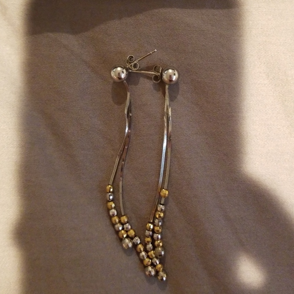 14k gold dangle earrings gorgeous!!!